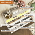 thumbnail image 2 of Spaco LED Dresser for Bedroom 6 Drawers Dresser Chest of Drawer Bedroom Furniture, White Dresser, 2 of 12