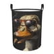 thumbnail image 1 of Balery Modern Funny Duck Cesta de ropa redonda con asas, impermeable, independiente, para ropa, juguetes, dormitorio y familia-Medium, 1 of 6