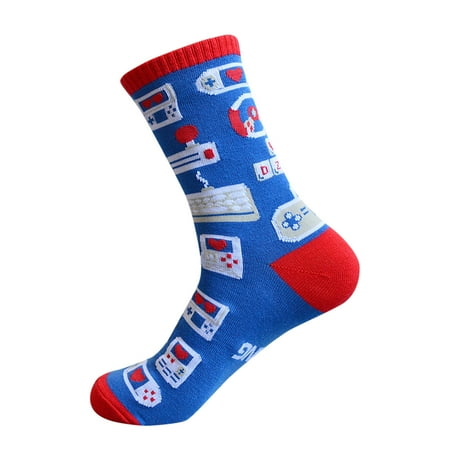 

Socks for Women Men Women Casual Personality Letters Sock Cotton Sock Christmas Socks Slipper Socks Mens Socks Size 10-13 Blue