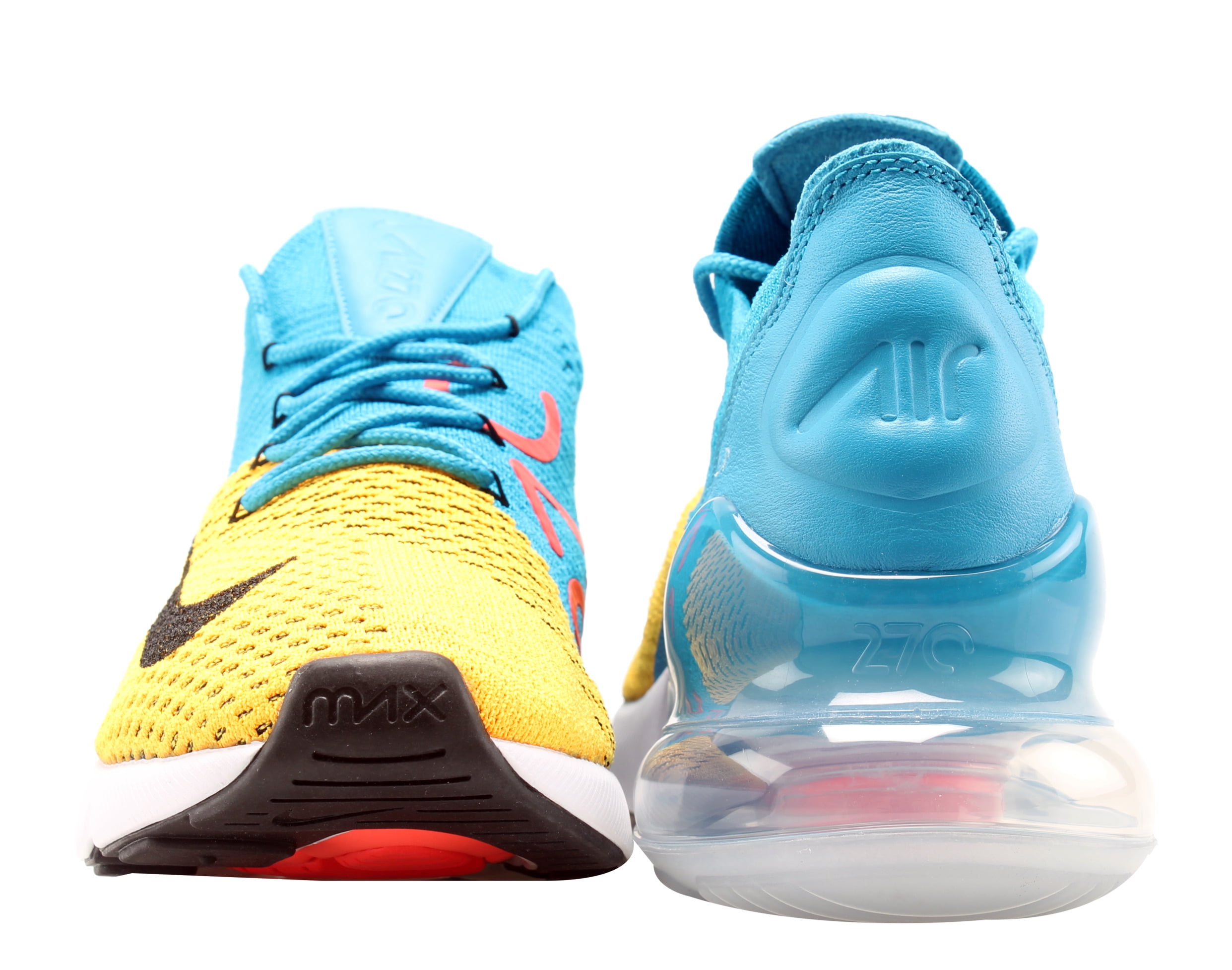 Air max 27 flyknit laser orange shop blue orbit
