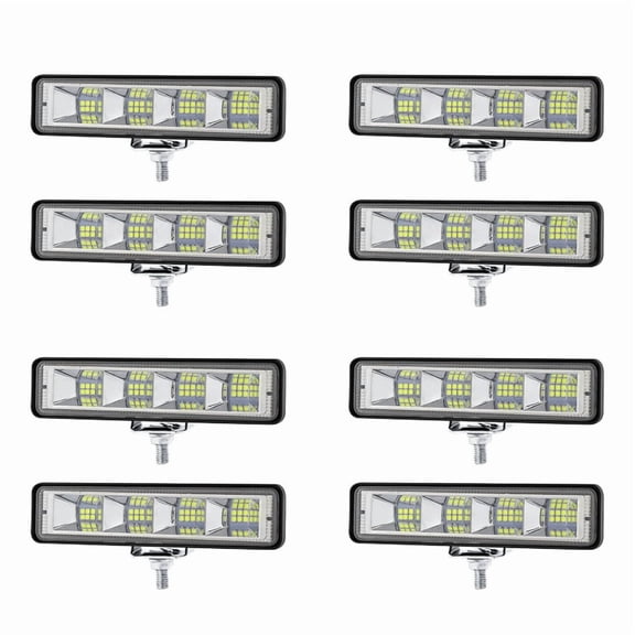 4X Waterproof Led Boat Lights,2 Lights 72W Waterproof Tested Deck/Dock Marine Lights 2200LMS 120°Flood Light,Ship Lights
