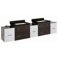 thumbnail image 1 of Imaginations Américaines 90 pouces W Vanity Set Gris, 1 of 1