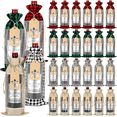 thumbnail image 1 of Juego de bolsas de regalo para botellas de vino, estilo arpillera, 28 piezas, 1 of 1