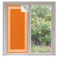 thumbnail image 2 of Burnt Orange Geometric Window Privacy Film, Country Greece Key Art Static Cling UV Sun Blocking Tint Film Heat Control Windows Films for Bedroom Bathroom, Window Stickers 35.4"x78.7", 2 of 8