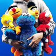 thumbnail image 2 of Kaws Sesame Street Elmo Cookie Doll Kids Plush Toy, 2 of 3