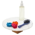 thumbnail image 5 of Home Basics 12in Marble Food Display Riser One Size White, 5 of 6