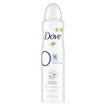Dove 0% Aluminum Deodorant Spray Coconut & Pink Jasmine Aluminum Free 4 ...