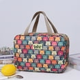 thumbnail image 4 of Large Capacity Floral Travel Toiletry Bag – Waterproof Cosmetic Pouch with Handle,Portable Hanging Wash Bag for Shaving Kit & Beauty, 4 of 7