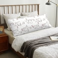 thumbnail image 4 of Fotbe Bunny And Bird Funda para Almohada Corporal con Diseño, Funda de Microfibra Ultrasuave de 20x54 Pulgadas, Ropa de Cama Elegante, 4 of 7