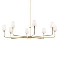 thumbnail image 5 of 52521BNB Kichler Lighting Pallas - 8 Light Chandelier-16.75 Inches Tall and 52 Inches Wide-Brushed Natural Brass Finish, 5 of 9