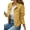 Earth Yellow, variant on Jean Jackets for Women Basic Long Sleeve Button Down Denim Jacket Cropped Fashion Jean Jacket Red M