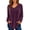 74#Dark Purple, variant on V Neck Velvet Tunic Top for Women Long Sleeve Loose Fit Pullover Curved Hem Casual Shirt Blouse Going Out Spring Fall Winter