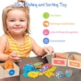 thumbnail image 4 of Juego de pesca magnético Montessori Toys Smartwo para niños de 1 a 3 años, 4 of 7