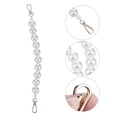 thumbnail image 3 of 2 Pcs 28cm Handbag Pearl Strap Short Handle Replacement Chain Strap Purse Handle, 3 of 9