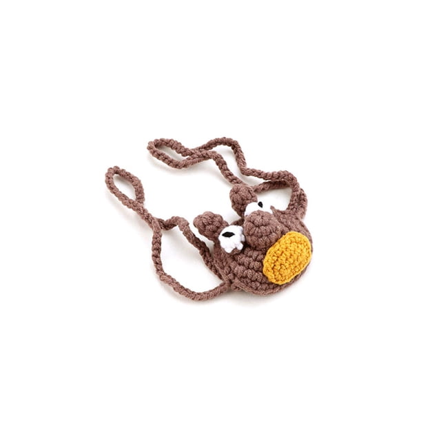 Greeniant Cubierta de nariz de lana con estilo para mascotas, Protector de dibujos animados deportivos para perros encantadores, protección para Suministros para perros