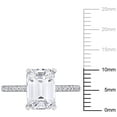 thumbnail image 3 of Everly Women's Created Moissanite 10K White Gold Engagement Ring, 3 of 10