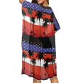 thumbnail image 4 of HELLHERO High Quality Fabrics Long Kimono Swimsuit Cover Up for Poolside Quick Dry Lightweight Palm Tree Pattern, 4 of 6