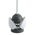 thumbnail image 4 of (4 pack) Clorox Hideaway Toilet Plunger with Caddy, White, 19.5in, 4 of 12