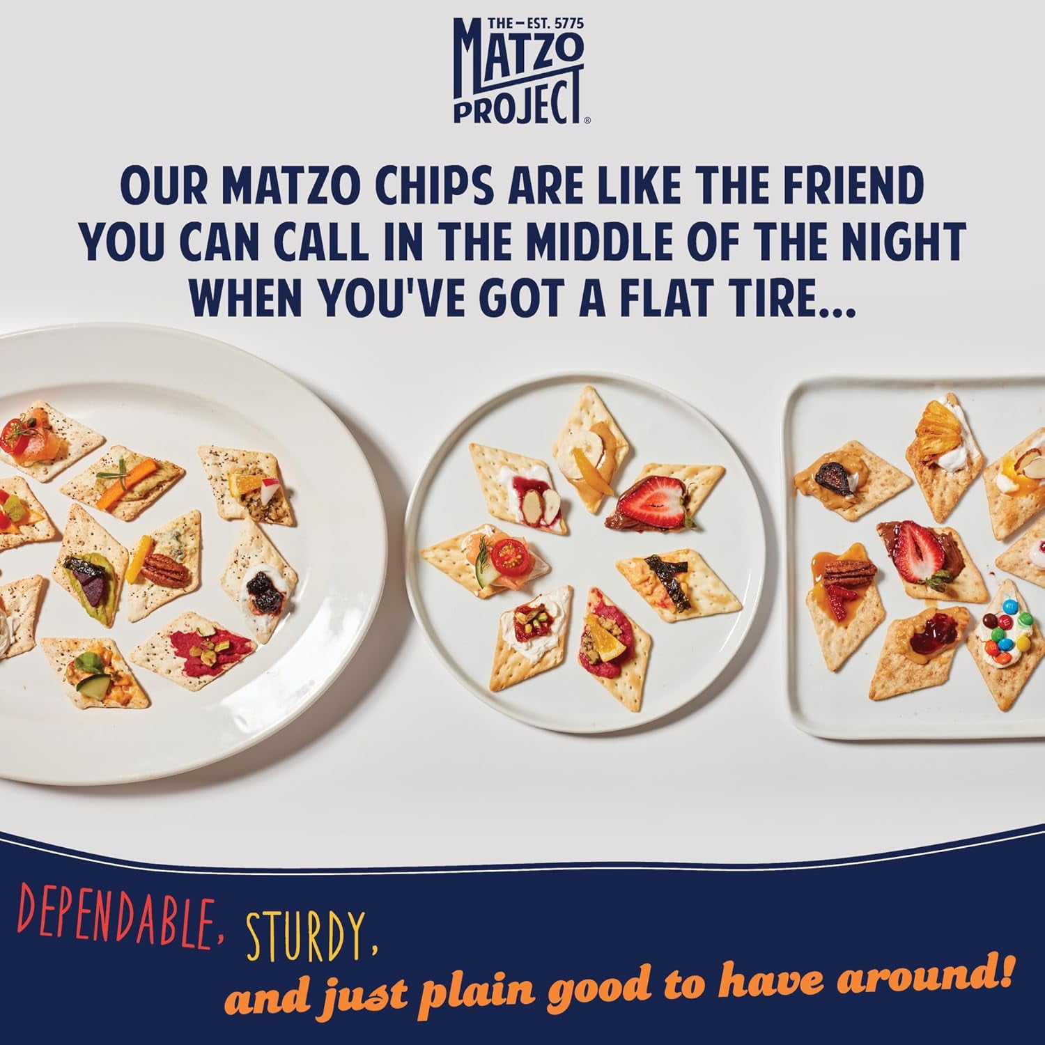 The Matzo Project Matzo Chips, Cinnamon Sugar, Kosher (But Not Kosher for Passover), Vegan, Nut-Free, No Trans Fat, Nothing Artificial, 6 oz