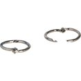 thumbnail image 1 of 1 in. Standard Book Rings - Nickel Plated - 100 Piece, 1 of 1
