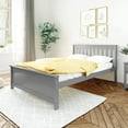 thumbnail image 1 of BEDSMART Lit Double en Bois Massif / Gris, 1 of 7