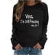 thumbnail image 1 of Moda mujer suelta cuello redondo casual manga larga impresa señoras sudadera tops Pompotops  gfhjh18169, 1 of 4