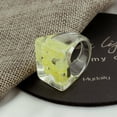 thumbnail image 3 of 1pc Creative Resin Ring Exaggerated Finger Ring Resin Jewelry (Assorted Color), 3 of 8