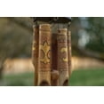 thumbnail image 3 of Campana de Viento Cohasset Fleur de Lis de Bambú y Madera, 3 of 3