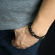 thumbnail image 2 of Pulsera COAI Lion Jewelry con cuentas de turmalina negra, 2 of 7