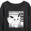 thumbnail image 3 of Pokémon - Eevee 133 - Women's Lightweight French Terry Long Sleeve Shirt, 3 of 5