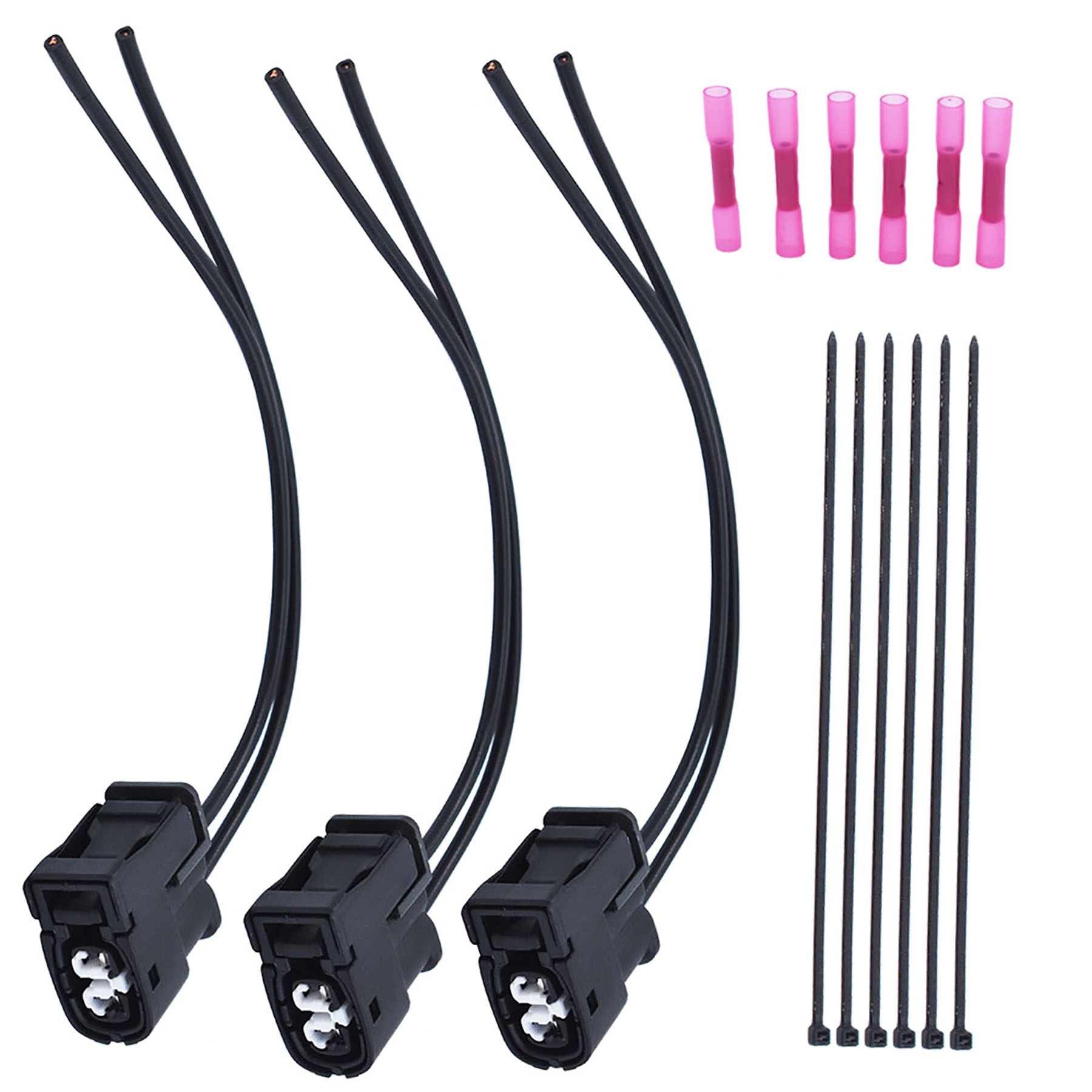 munirater 3 Pieces Ignition Coil Connector Plug with Wires Replacement