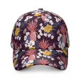 thumbnail image 2 of Dad Hat Tropical Fruit Pineapple Adjustable Baseball Cap – With Fresh Plant and Hawaiian Sunshine Design, 2 of 8