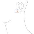 thumbnail image 3 of Bling Jewelry Delicate White Created Opal Stud Earrings .925Sterling Silver 5MM, 3 of 6