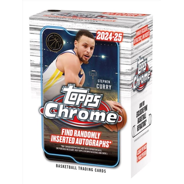 Trading Cards Topps Basketball 2024-25 Caja de valor cromada