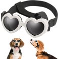 thumbnail image 1 of Lunettes de Soleil pour Chien en Forme de Cœur Lunettes de Protection Uv Étanches avec Sangle Réglable pour Chien, 1 of 3