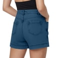thumbnail image 7 of Generic Women Summer Work Denim Skort Skirt Stretchy Mid Waist Y2K Sexy Mini Skirts Dressy Casual Jean Skorts, 7 of 7