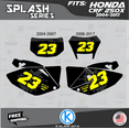 thumbnail image 2 of Kalair GFX Graphics Kit for Honda CRF250X (2008-2017) Splash Series, 2 of 5