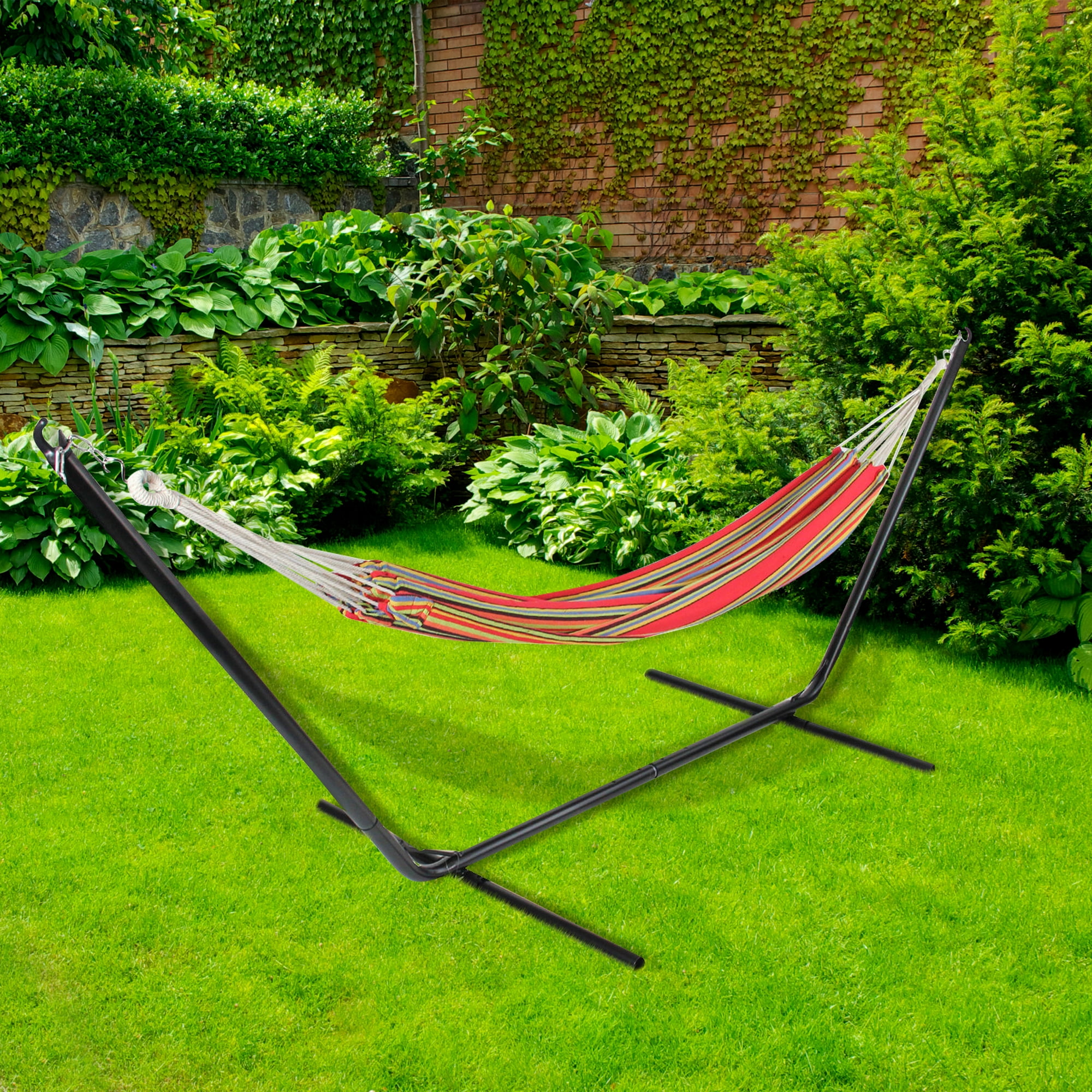 Northlight Striped Woven Single Brazilian Hammock - 77" x 39.25"