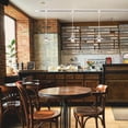 thumbnail image 4 of Kiven Anti Glare J-Type Track Lighting Pendants, 1-Light J Track Pendant Lights,Industrial J Track Light Pedant for Kitchen Island Restaurant Hallway, Silver, 4 of 7