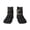 1 Black, variant on Abstract Starry Sky Moon Pattern Quarter Crew Socks,Toe Seamed Ankle Socks,Cotton Cushioned Breathable Athletic Crew Sports Socks
