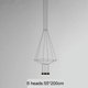 thumbnail image 1 of Post Modern Creative Stairway Led Chandeliers Black Acrylic G9 Living Room Staircase Pendant Simple Line Design Interior Lamps My Lux Decor Round, 1 of 18