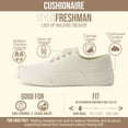 thumbnail image 3 of Cushionaire Freshman Womens Sneakers, Lightweight Casual Fashion Shoes for Women with Memory Foam, Wide Widths Available, 3 of 14