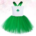 thumbnail image 3 of EeaseMX Falda de gasa para fiesta de San Patricio, hermosa falda tutú para niña (talla L, 120-130, con interior), 3 of 8