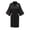 Black1, variant on BLVB Womens Valentine's Day Silk Satin Robes Printed Wedding Party Bathrobe Sleepwear Nightdress Gowns with Belt