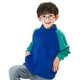thumbnail image 2 of Esaierr Kids Toddler Boys Girls Fall Winter Jacket Outwear Top Long Sleeve Active Casual Thickened Warm Big Little Boys Zippe Fleece Sweatshirt Outerwear Coats for 2-12 Years, 2 of 7