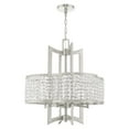 thumbnail image 6 of Livex Lighting Grammercy Chandelier in Brushed Nickel, 6 of 11