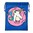 thumbnail image 2 of Unicorn Drawstring Bag Mini Unicorn Gift Bags for Birthdays Make up & Decorations, 2 of 2