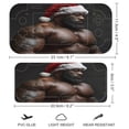 thumbnail image 5 of POBUDS Switch Skin | Sticker Wrap Vinyl Decal | Set Compatible with Nintendo Switch ( Switch Standard, Strong Black Santa Claus), 5 of 5
