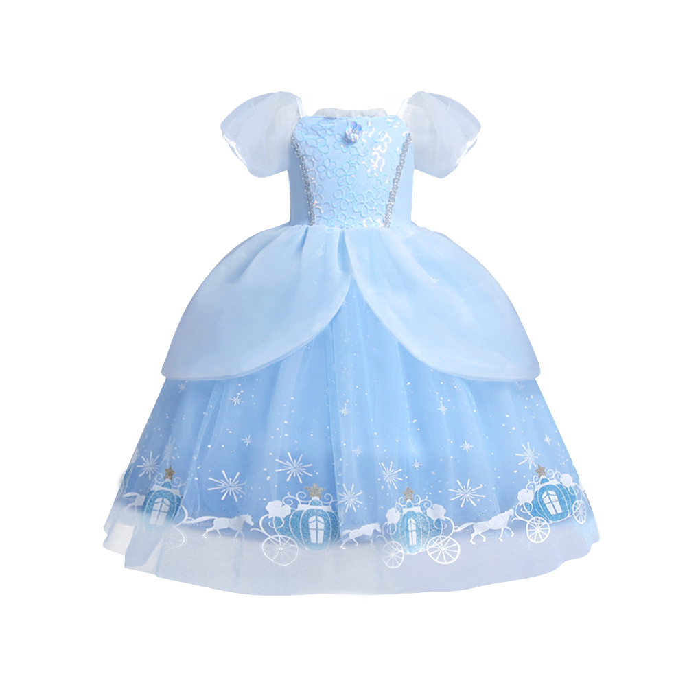 Ibtom Castle Cinderella Princess Costume Dress with Accessories, 4-5T photo 2