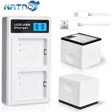 Arlo Dual Battery Charger, LP Fast Charging Dock Station Compatible With Arlo Pro 3, Arlo Ultra/Ultra 2 Security Light Camera LED Charger With USB Cable(NOT For Pro/Pro 2/Pro 4/Arlo Go